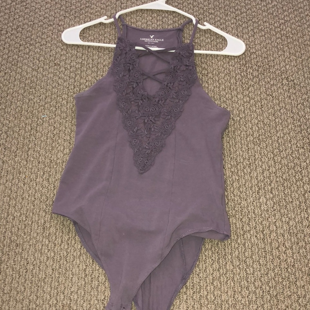 Purple bodysuit